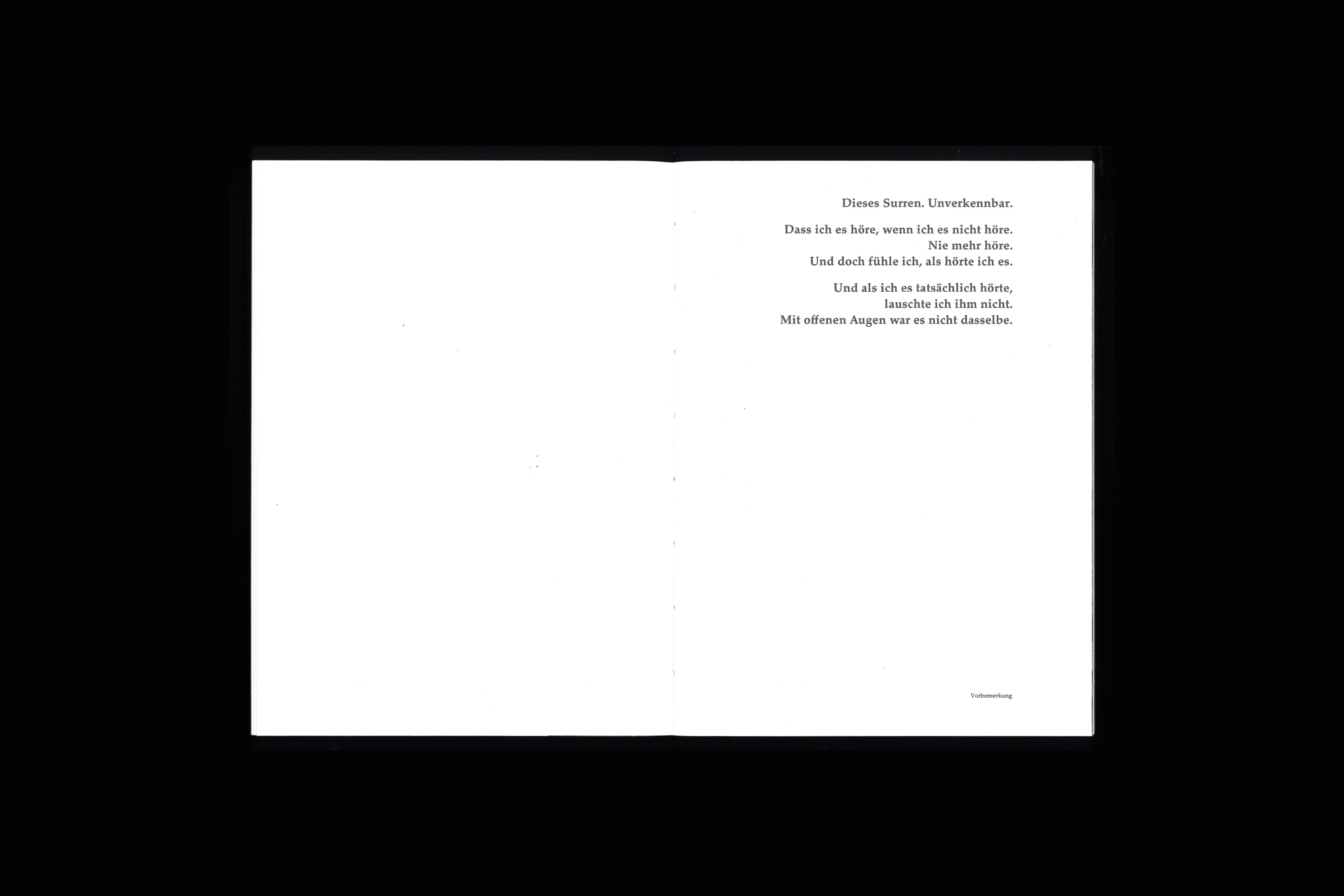 Doppelverglasung, Buchgestaltung