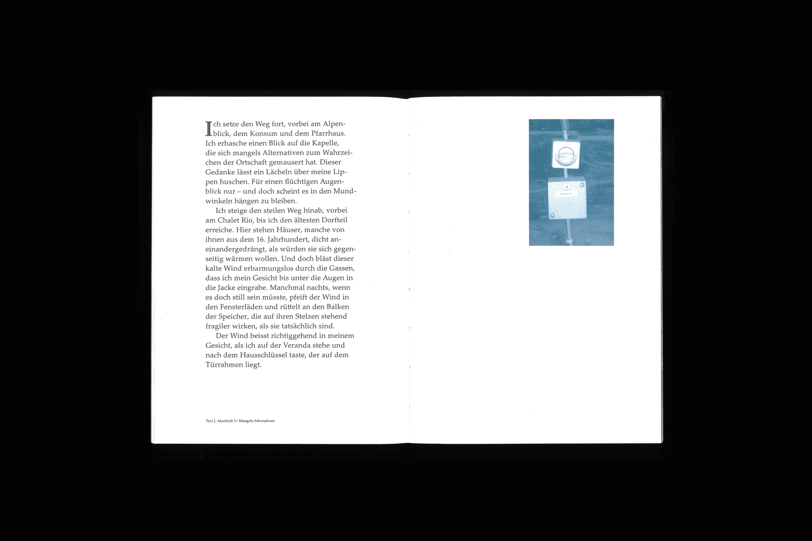 Doppelverglasung, Buchgestaltung