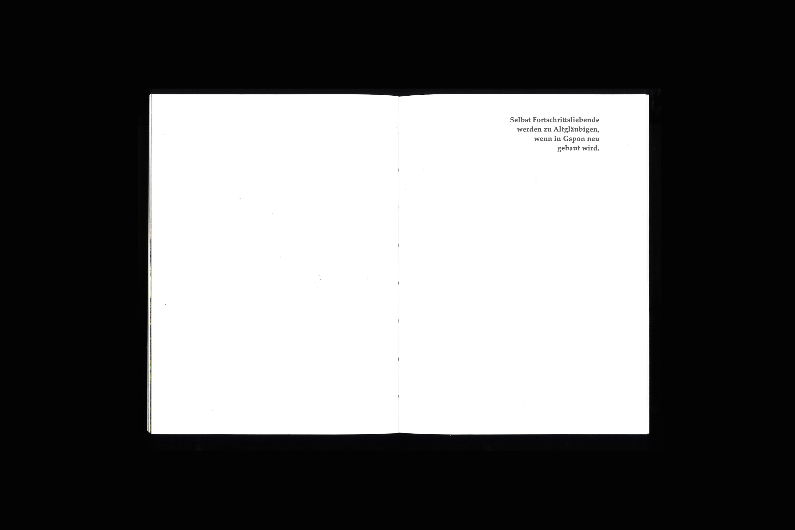 Doppelverglasung, Buchgestaltung