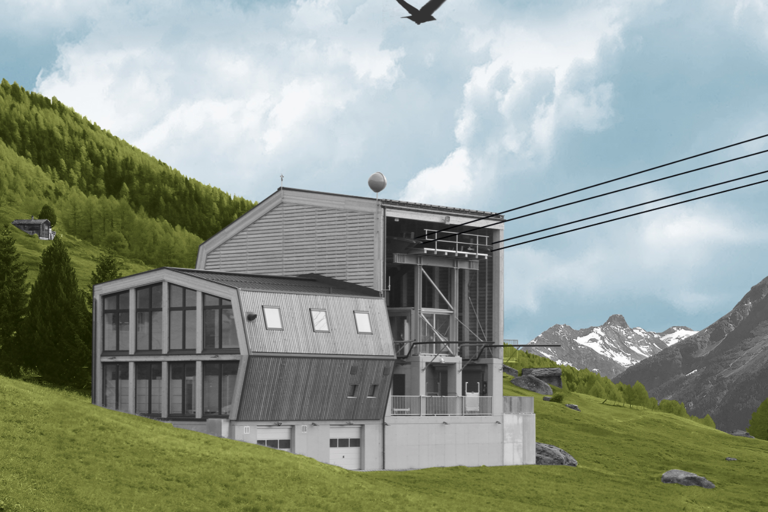 Die Postkarte für Gspon im Detail