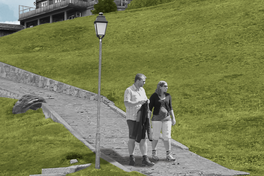 Die Postkarte für Gspon im Detail