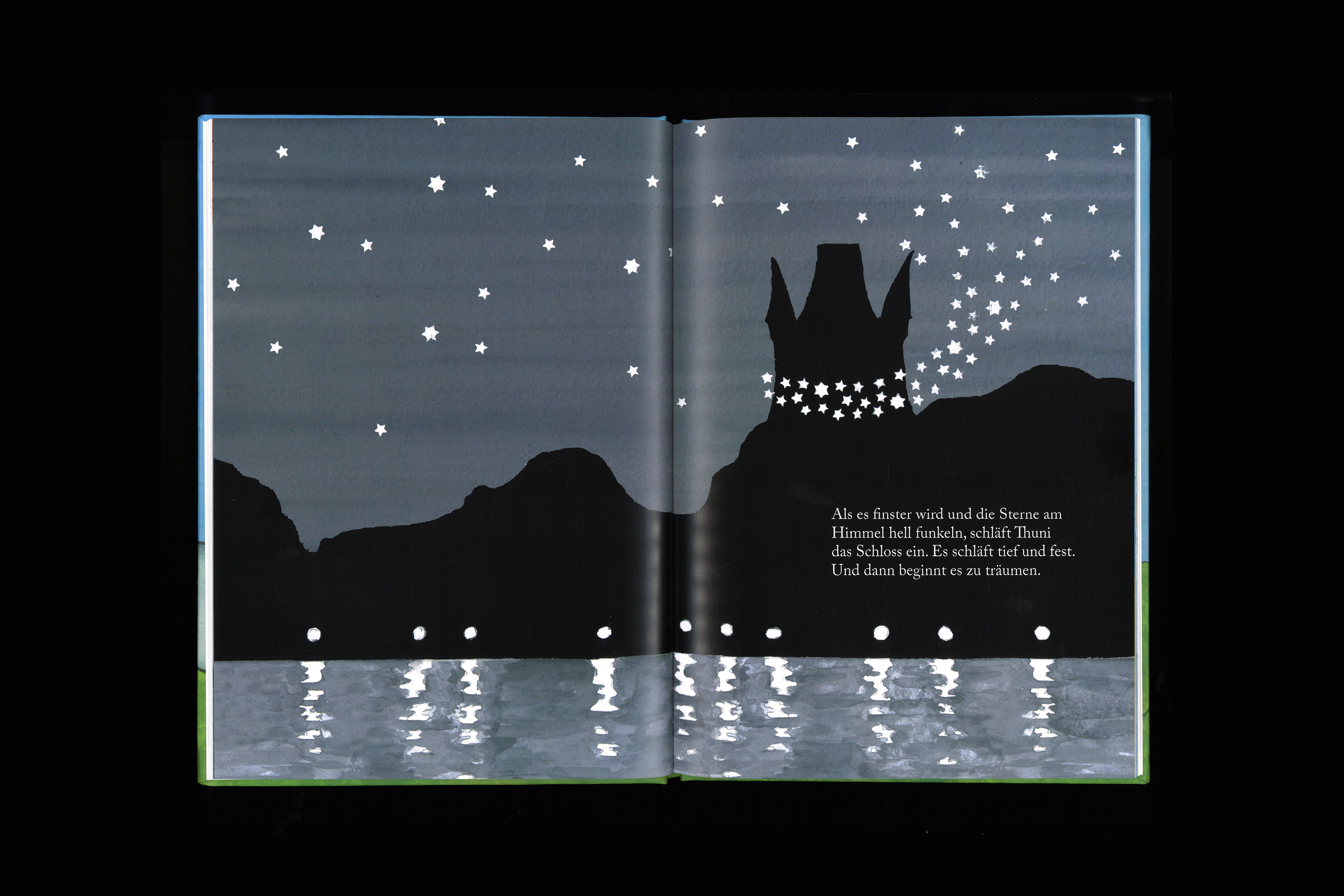 Ein Bilderbuch mit dem Schloss Thun in der Hauptrolle