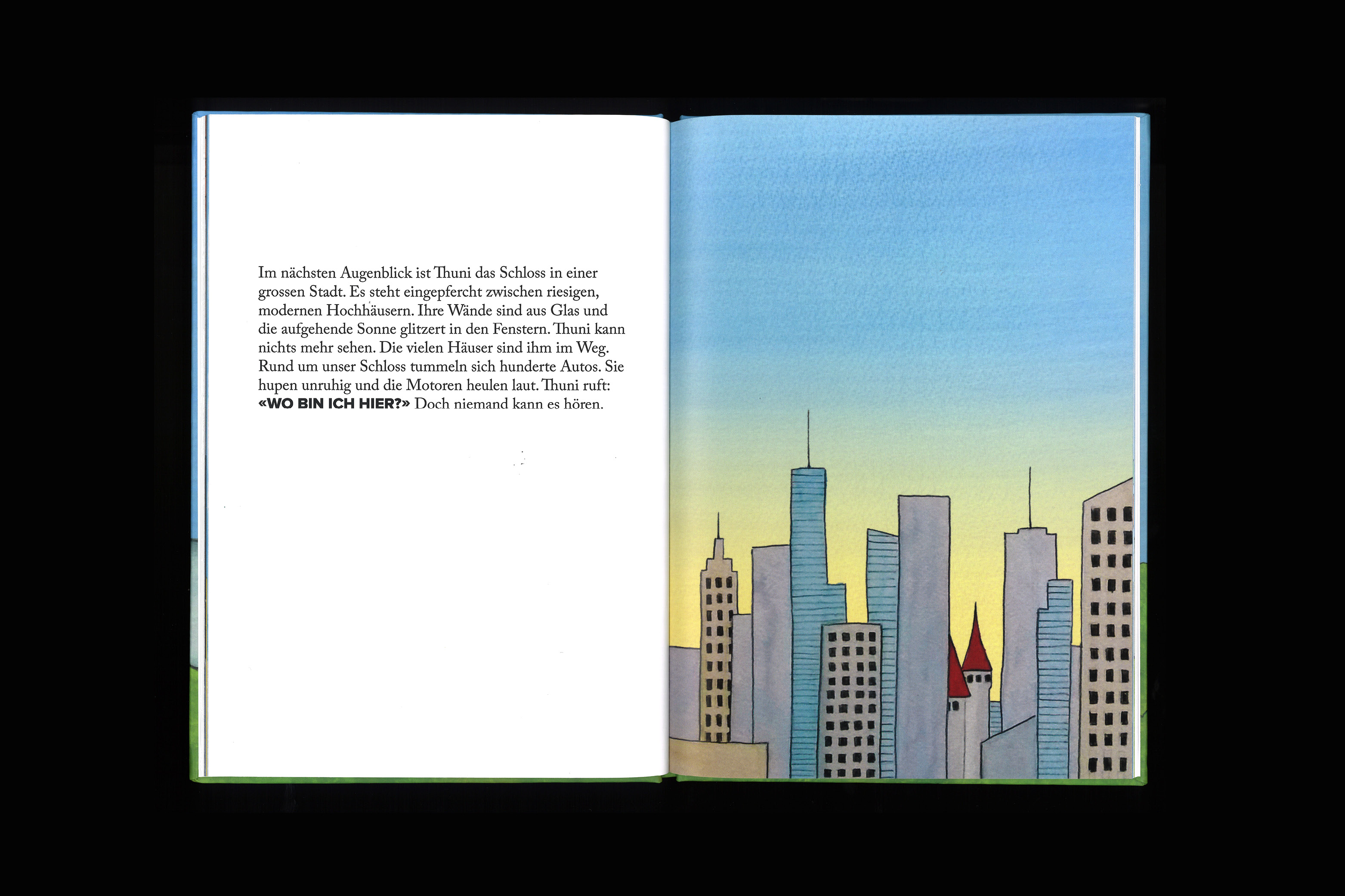 Bilderbuch «Thuni das Schloss auf Weltreise»