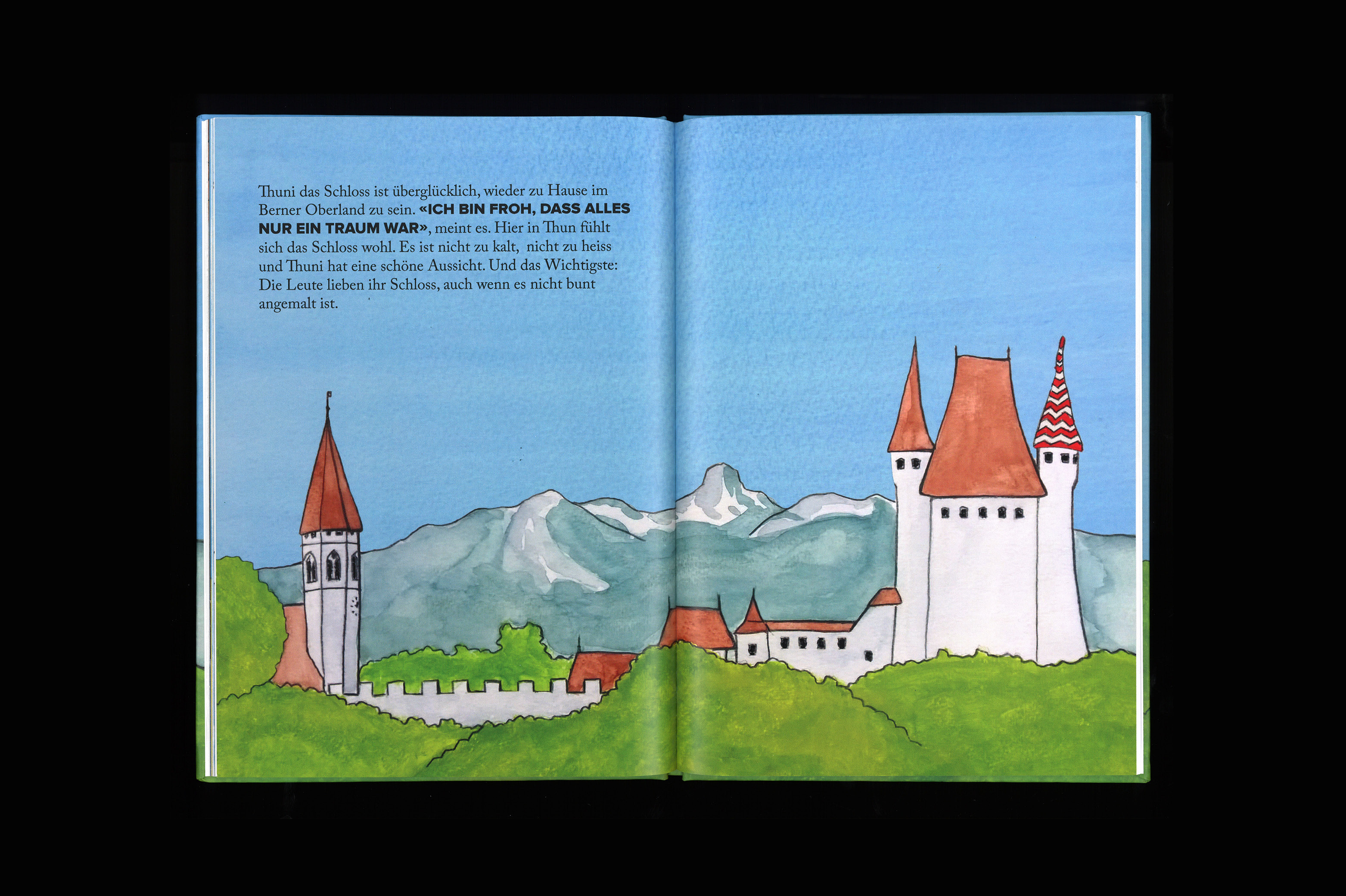 Bilderbuch «Thuni das Schloss auf Weltreise»